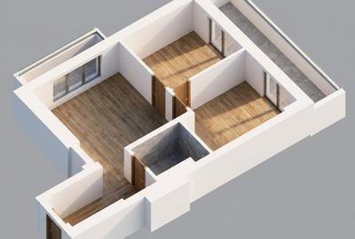 Apartament cu 3 camere semidecomandat în Pantelimon - 2