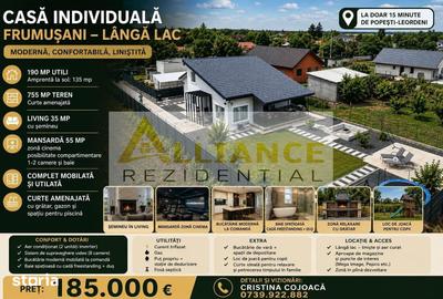 Casă cu 5 camere cu Teren 755 Mp în Frumușani