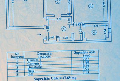 Apartament cu 3 camere decomandat în Dacia - 1