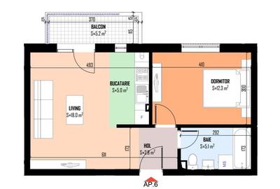 Apartament cu 2 camere în Central - 5