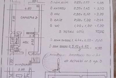 Apartament cu 2 camere decomandat în Central
