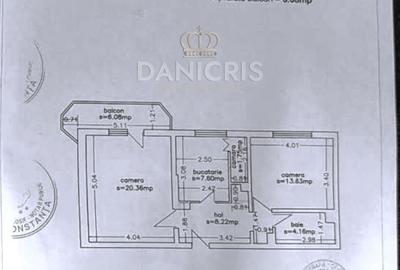 Apartament cu 2 camere în Brătianu