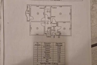 Apartament cu 3 camere decomandat în Nerva Traian - 1
