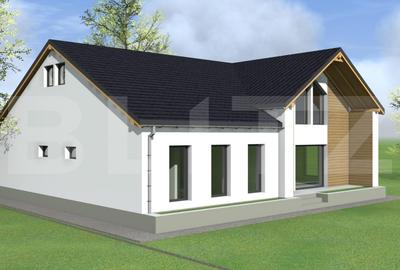 Casă individuală cu 5 camere cu Teren 723 Mp în Sânpetru - 2