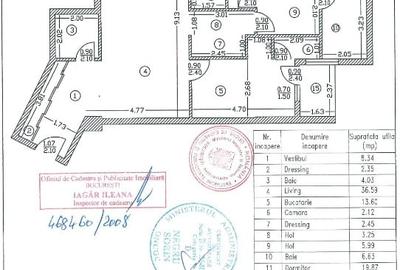 Apartament 3 camere, 123 mp, imobil 2010, zona Unirii - 9
