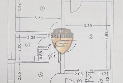 Apartament cu 2 camere circular, mobilat în City Park Mall - 5