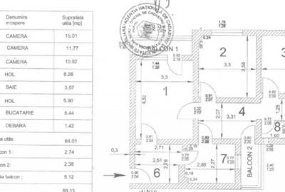 Apartament 3 camere, str. Nicolae Balcescu, zona centrala - 6