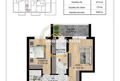 Apartament cu 2 camere decomandat în Titan - 1