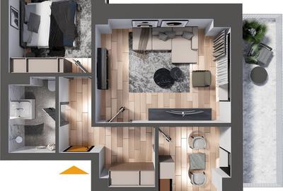 Apartament cu 2 camere decomandat în Nicolina - 5