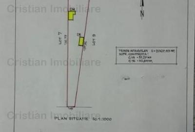 Varsatura Teren intravilan 2069 mp cu 24m deschidere stradal - 1