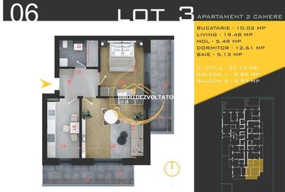 Apartament cu 2 camere în Titan - 10