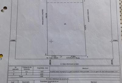 Teren de 330 mp, în Central