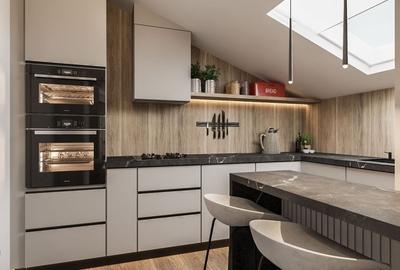 APARTAMENT NOU - 2 camere, parter, cu GRĂDINĂ, Complex LOGICENT; - 4