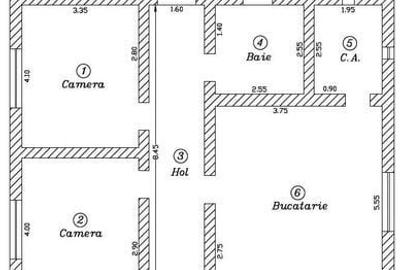Casă cu 3 camere cu Teren 90 Mp în Sacoșu Turcesc - 2