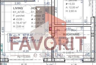 Comision 0%. Etaj 1. Bloc nou. Lift. Langa mijloc de transport Comision 0%. Etaj 1. Bloc nou. Lift. Langa mijloc de transport - 13