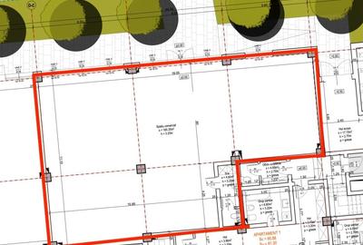 Spațiu comercial, de 165 mp, în Central - 6