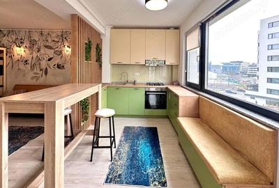 Apartament cu 2 camere semidecomandat, mobilat în Pipera - 13