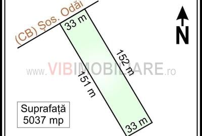 Baneasa - Centura Odai Stradal, teren intravilan, suprafata 5.037 mp