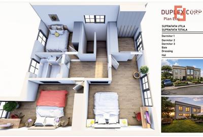 Duplex cu 4 camere cu Canalizare în Giarmata - 11