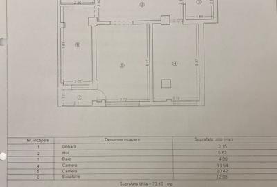 Tomis Nord- 2 camere decomandate 75mp, mobilat, etaj 2, bloc 2010 constructie - 25