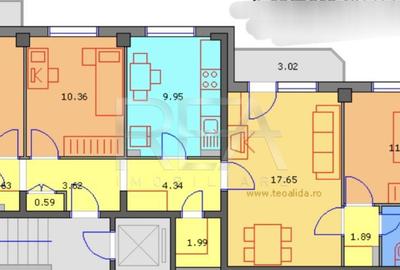 Apartament cu 4 camere semidecomandat în Ghencea