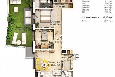 Proiect NOU | Apartamente de 2,3 si 4 camere | Centru / Parcul Central Proiect NOU | Apartamente de 2,3 si 4 camere | Centru / Parcul Central - 8