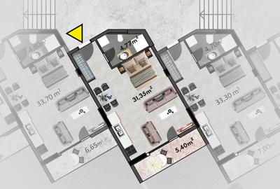 Garsonieră cu Balcon de Închiriat la Lakeview Residences Snagov - 11