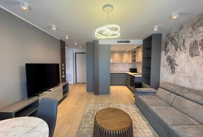 Apartament cu 2 camere decomandat, mobilat în Barbu Văcărescu