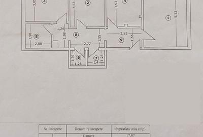Apartament cu 3 camere decomandat, mobilat în Drumul Taberei - 15