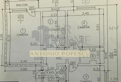 Apartament cu 3 camere decomandat în Republicii - 6