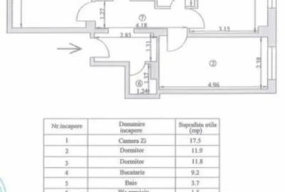 Apartament cu 3 camere decomandat în Școlilor - 1