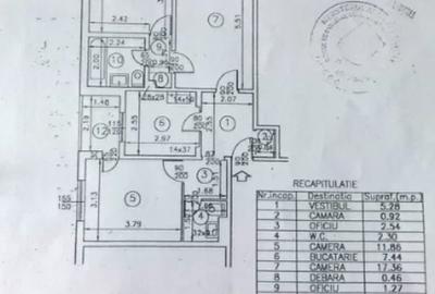 3 camere renovat cu centrala proprie Fizicienilor - 1
