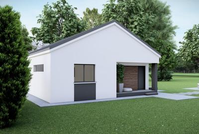 Casa individuală parter || 3 camere 2 băi + dressing || teren 353mp - 1