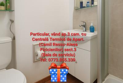 Particular, vând ap.3 camere, cu CENTRALĂ TERMICA de ap., Matei Ambrozie-Titan - 12