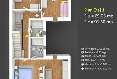 Teren + Casa batraneasca zona 1 Mai -Domenii Teren + Casa batraneasca zona 1 Mai -Domenii - 7