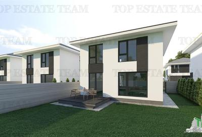 Vila moderna individuala cu 5 camere , 3 bai , Living open space, terasa,incalzi - 5