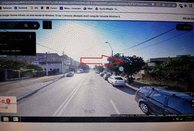 Teren + constructie , deschidere 14 m -pretabil afacere - 2