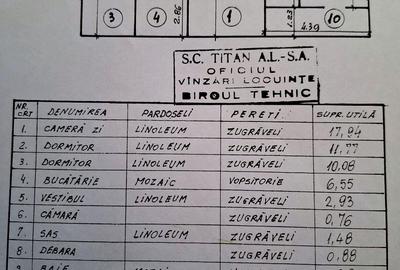 Apartament cu 3 camere semidecomandat, mobilat în Titan - 12