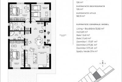 COMISION 0 % | Casa Individuala | 100 mp utili | 500 mp curte | Popesti Vale - 2