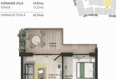 Apartament cu 2 camere semidecomandat în Semicentral - 1