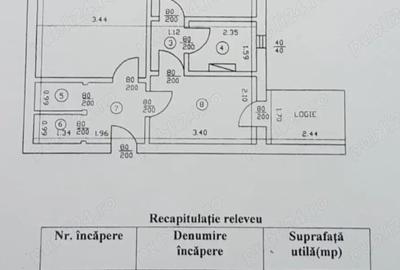 Vand inchiriez apartament 2 camere D 55.5 mp, mobilat, Tatara?i Ciurchi