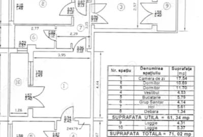 Apartament cu 3 camere semidecomandat, mobilat în Gorjului - 10