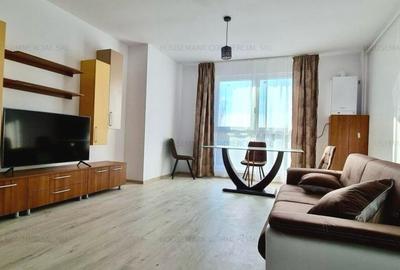Apartament cu 2 camere semidecomandat, mobilat în Băneasa