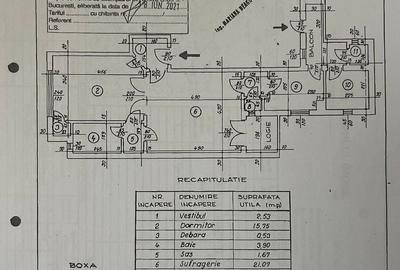 COMISION 0% - Apartament cu 2 camere + birou, str. Paleologu - Armeneasca - 26