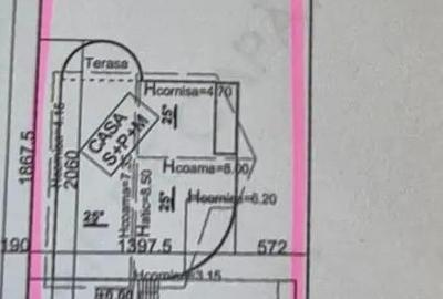 Teren 1900 mp 2 imobile de aprox 500 mp utili zona Dambovita Shopping City - 1