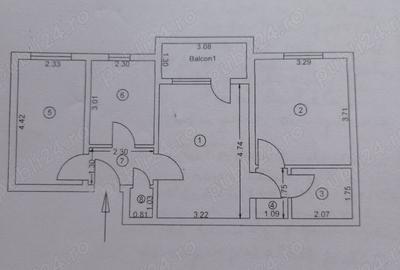 Vand apartament Motru - 3 camere - 1
