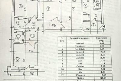 Vanzare ap. 4 cam, et 5/10, bloc 1978, centrala, zona Metrou Ctin Georgian - 16