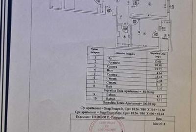 Apartament cu 4 camere decomandat în Central