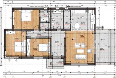 Casa 3 dormitoare, 120 mp utili, 500 mp teren - zona Unirea - 2