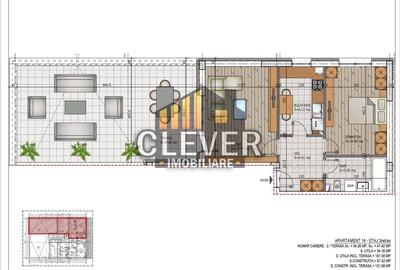 Titan Theodor Pallady Apartament 2 camere cu Terasa 47mp